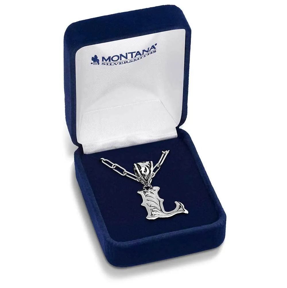Montana Silversmiths Western Initial Necklace Letter "L"