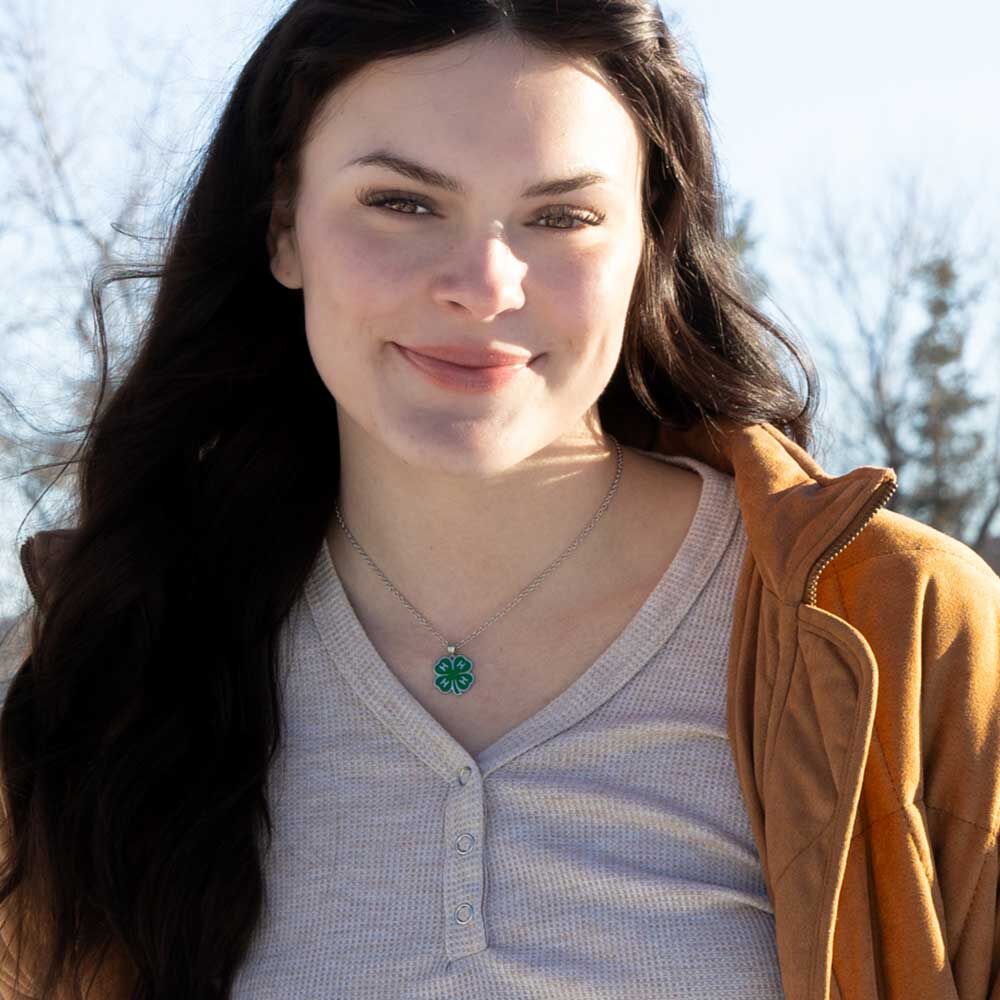 Montana Silversmiths Women's 4-H Emblem Necklace
