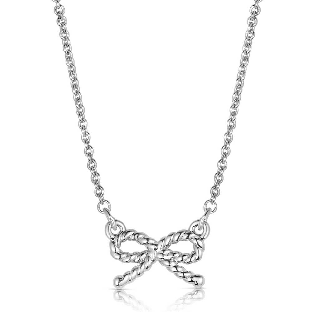 Montana Silversmiths Women's Cowgirls Bow Necklace