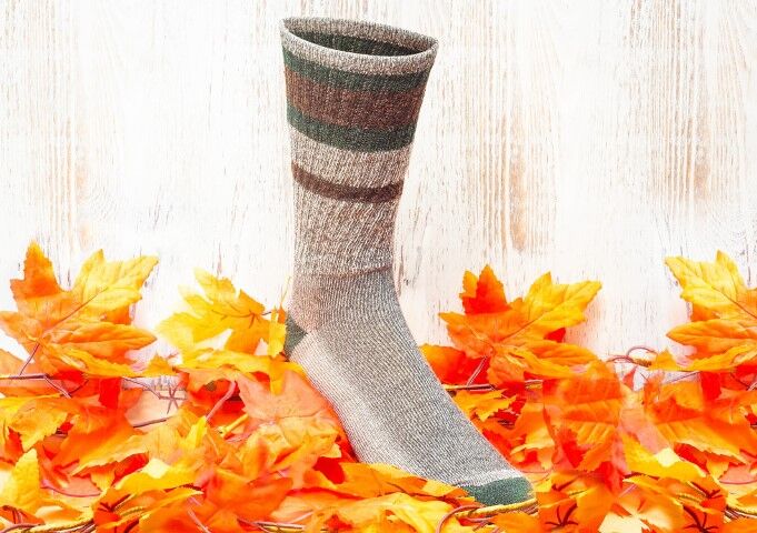 The Railroad Sock Men's Merino Wool Boot Sock 6-Pk in Grey
