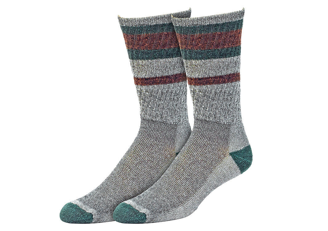 The Railroad Sock Men's Merino Wool Boot Sock 6-Pk in Grey