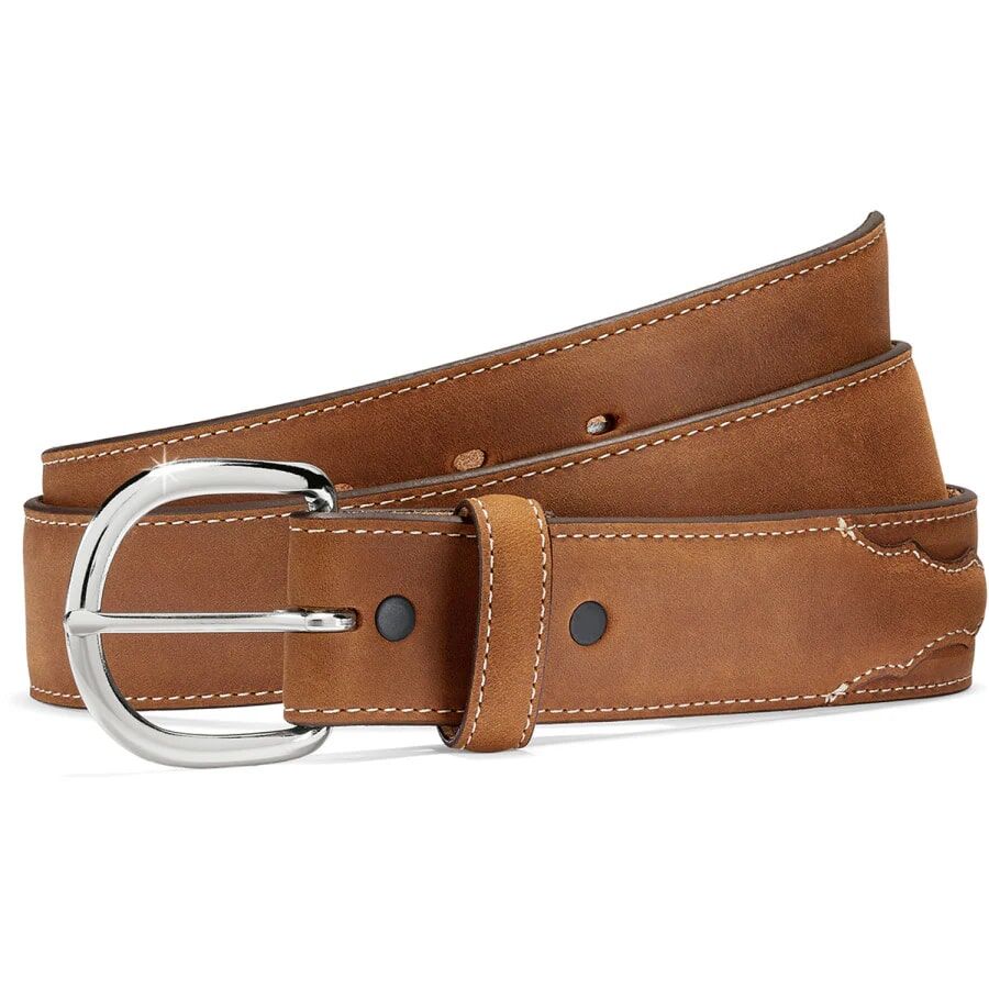 Brighton Men's Classic Western Belt in Brown