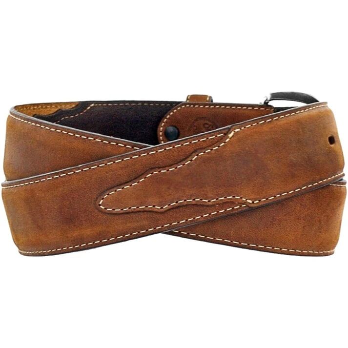 Brighton Men's Classic Western Belt in Brown