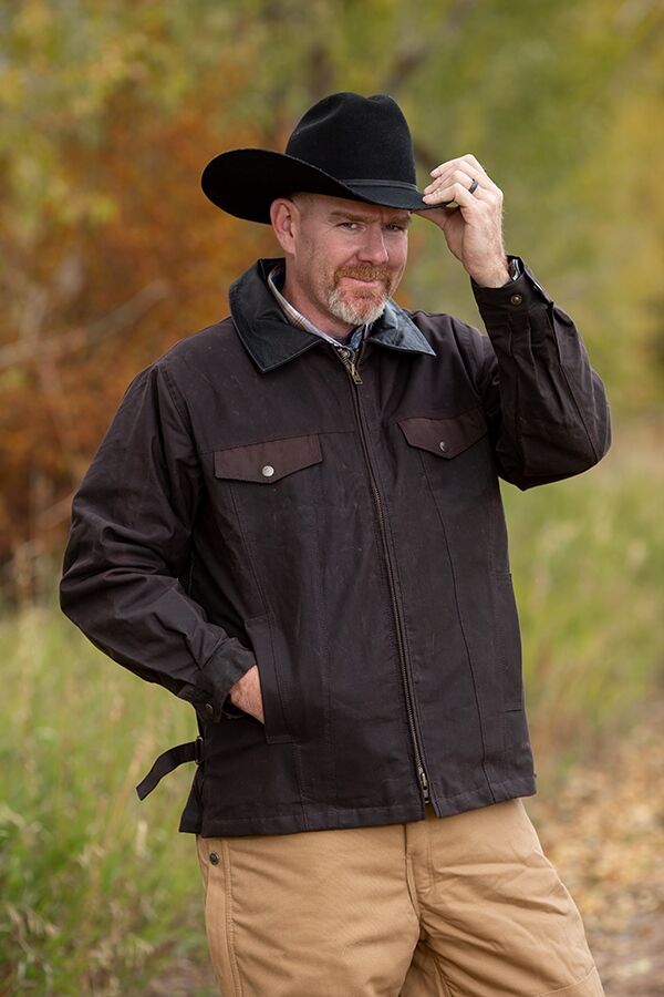 Wyoming Traders Men's Oilskin Conceal Carry Jacket