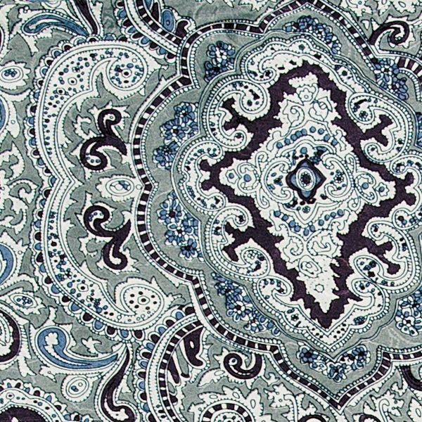 Wyoming Traders Paisley Jacquard Silk Scarf