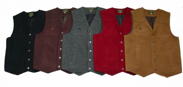 Wyoming Traders Men's Bronco Canvas Vest