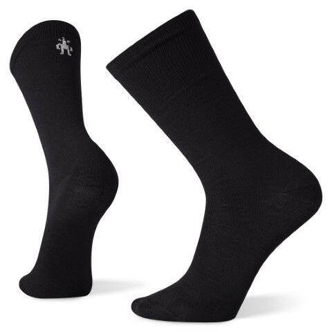 Smartwool Men's Hike Classic Edition Liner Crew Socks in Black