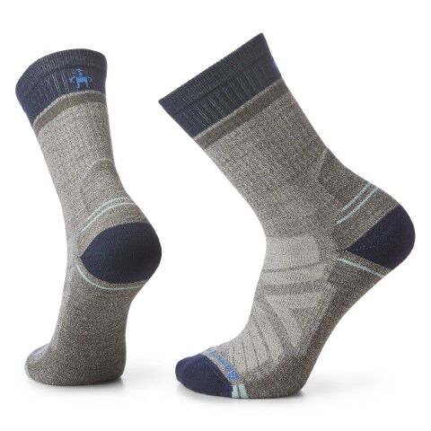 Smartwool Men's Hike Winding Trail Crew Socks in Taupe
