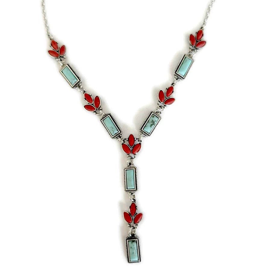 Wyo-Horse Women's Hand Set Torch Necklace