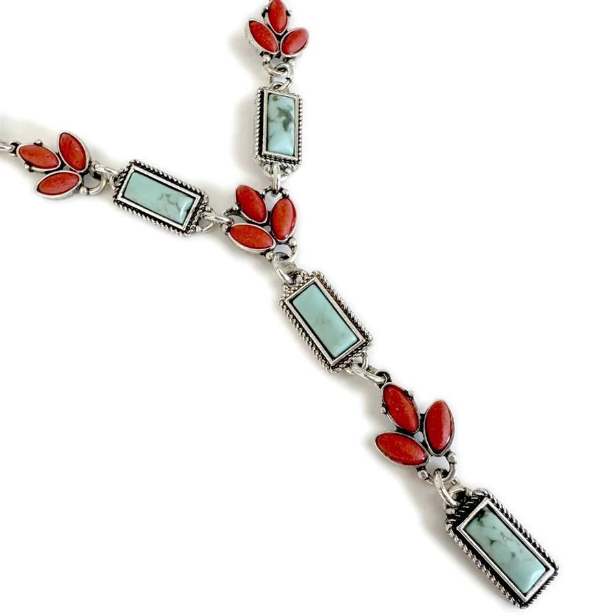 Wyo-Horse Women's Hand Set Torch Necklace