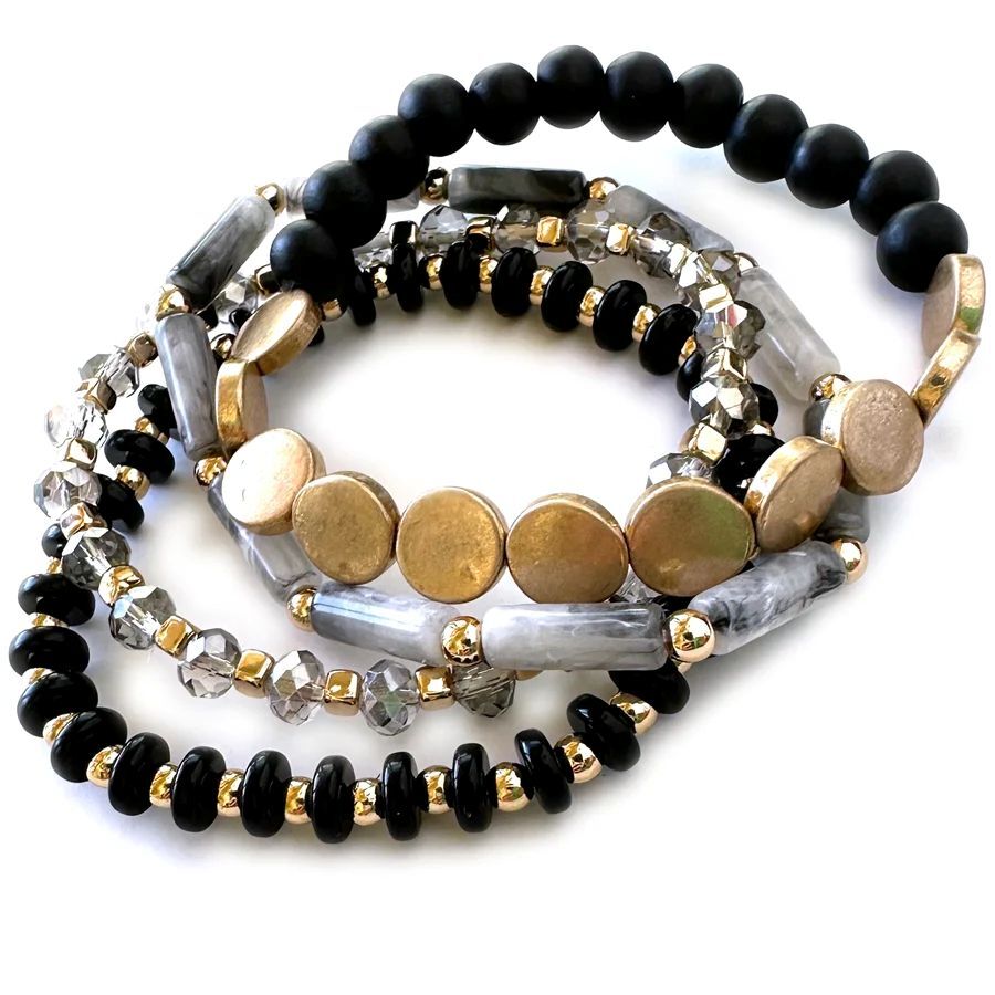 Wyo-Horse Women's 4 Layered Beaded Bracelets
