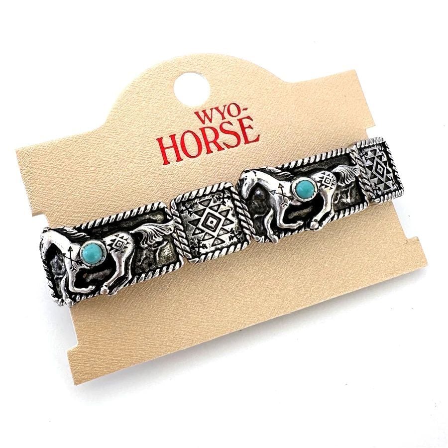Wyo-Horse Women's Native Horse Bracelet