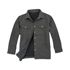Victory Sportswear Men's Long Sleeve Snap Front Bonded Shirt Jacket in Charcoal