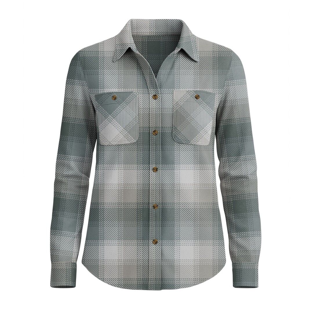 Victory Sportswear Long Sleeve Ultra Soft Flannel Plaid Novelty