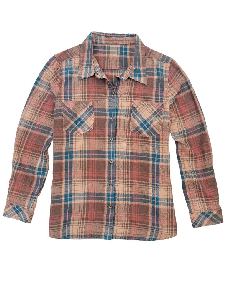 Victory Sportswear Women's Long Sleeve River Wash Flannel Shirt