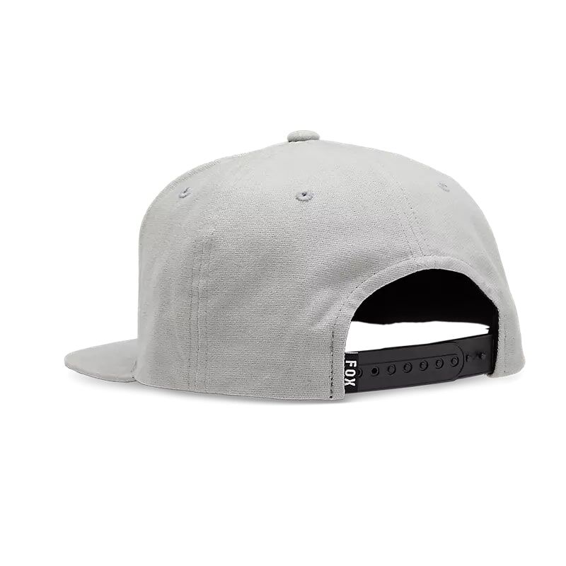 Fox Head men's Fox Head Snapback Hat in Steel Grey