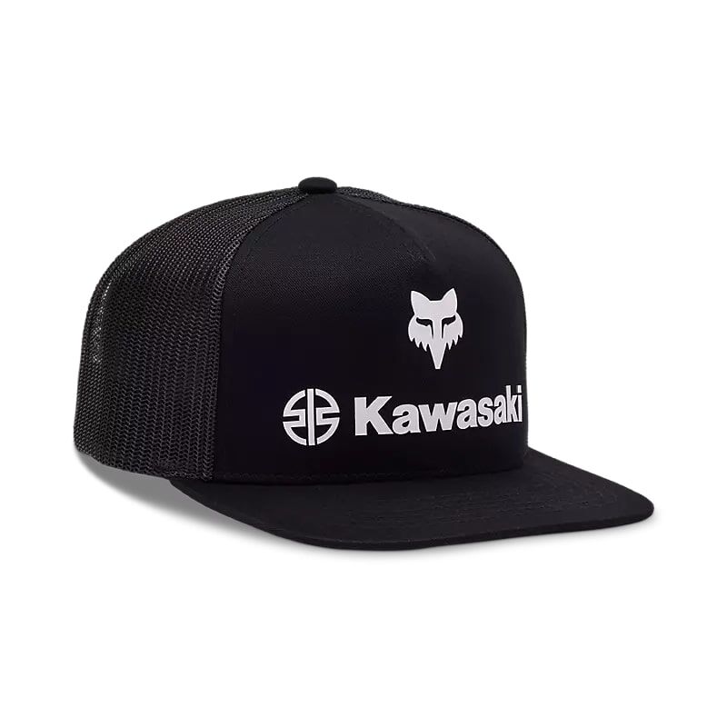Fox Head Men's Fox X Kawasaki Snapback Hat in Black - Hats