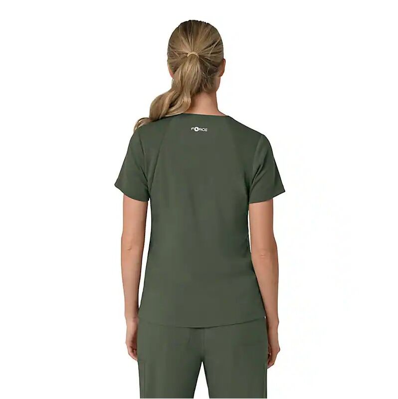 Carhartt Women's Force Cross-Flex Flex Panel V-Neck Scrub Top