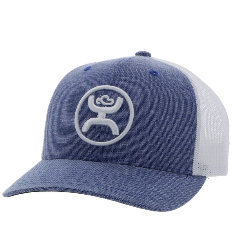Hooey Men's O-Classic Hat in Blue/White