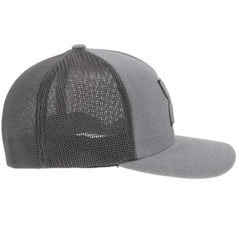 Hooey Men's Coach Flexfit Hat in Grey