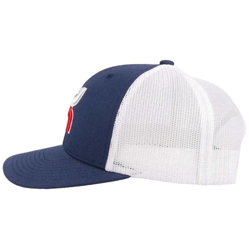 Hooey Men's Texican Hat in Navy/White