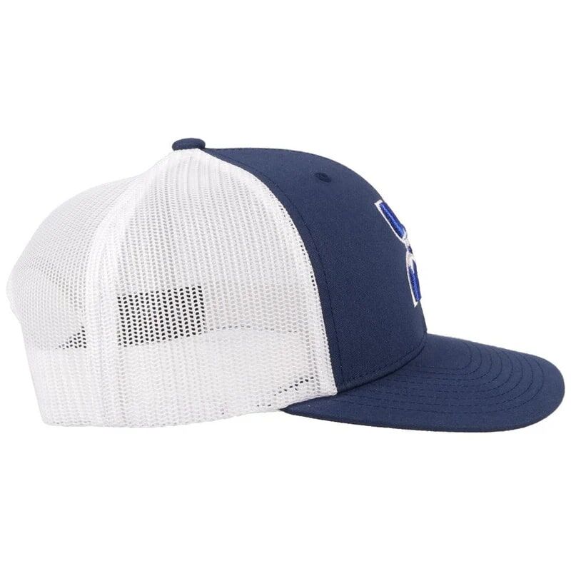 Hooey Men's Texican Hat in Navy/White