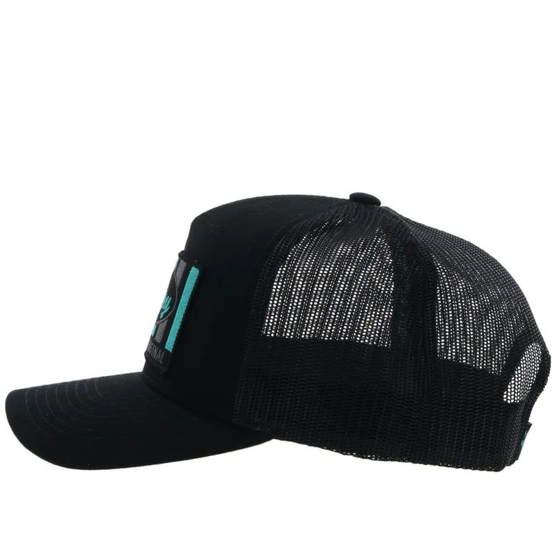Hooey Men's Sudan Snapback Hat in Black