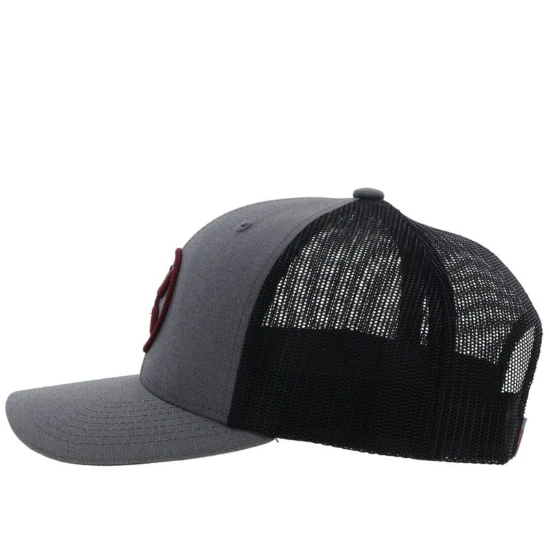 Hooey Men's O-Classic Hat in Grey/Black