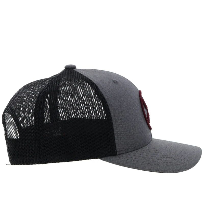 Hooey Men's O-Classic Hat in Grey/Black