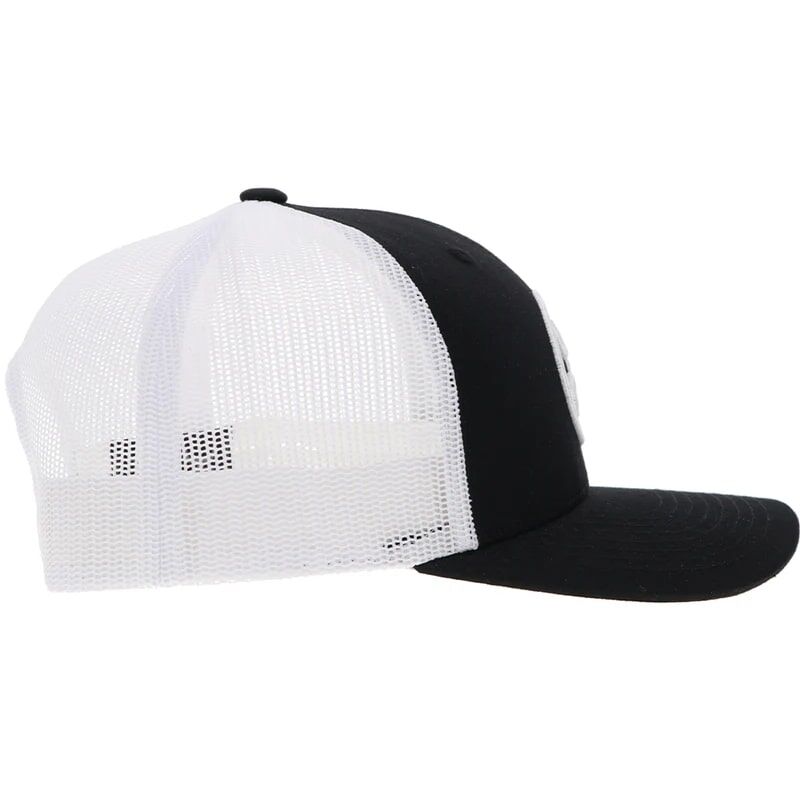 Hooey Men's O-Classic Hat in Black/White