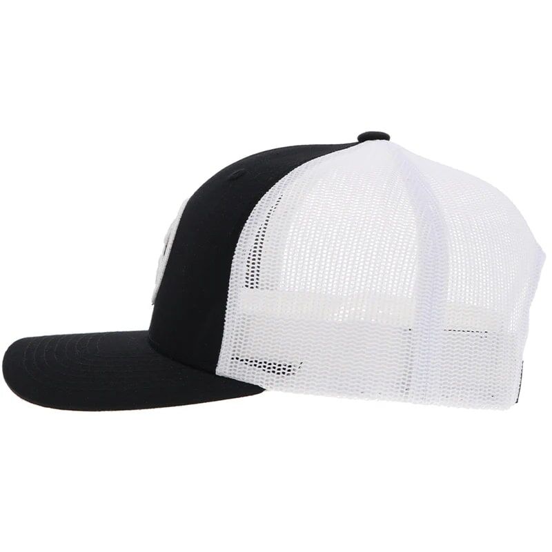 Hooey Men's O-Classic Hat in Black/White