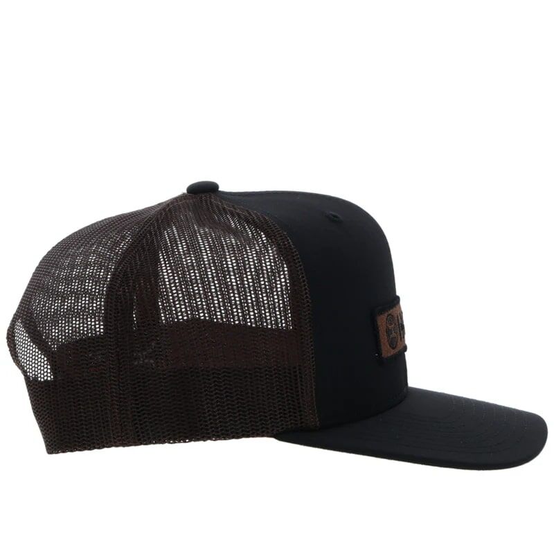 Hooey Men's Lock-Up Snapback Hat in Black