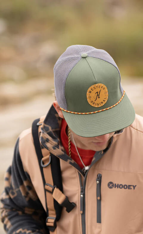 Hooey Men's Spur Hat in Olive