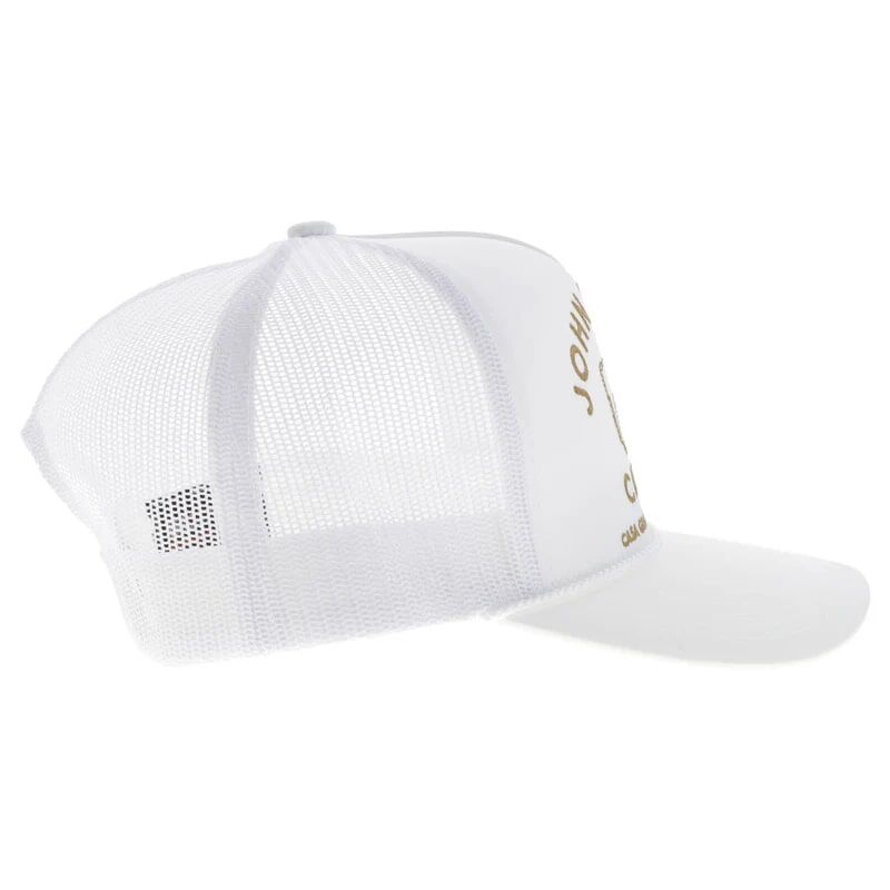 Hooey Men's John Wayne Stitched Logo Hat in White