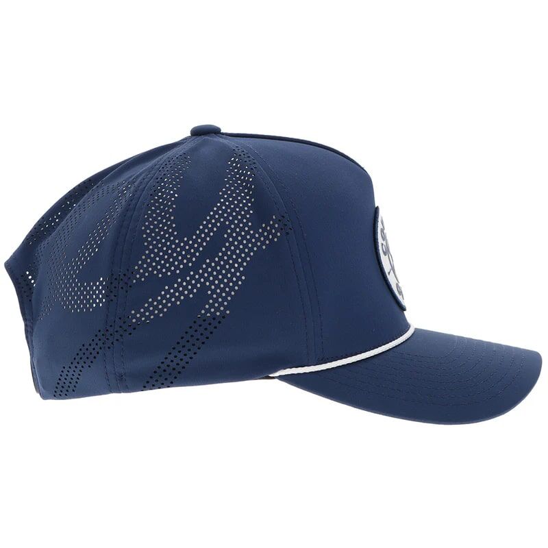 Hooey Men's Cowboy Golf Circle Patch Hat in Navy