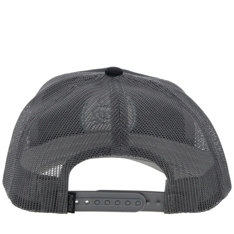 Hooey Men's Strap Roughy Hat in Black/Grey