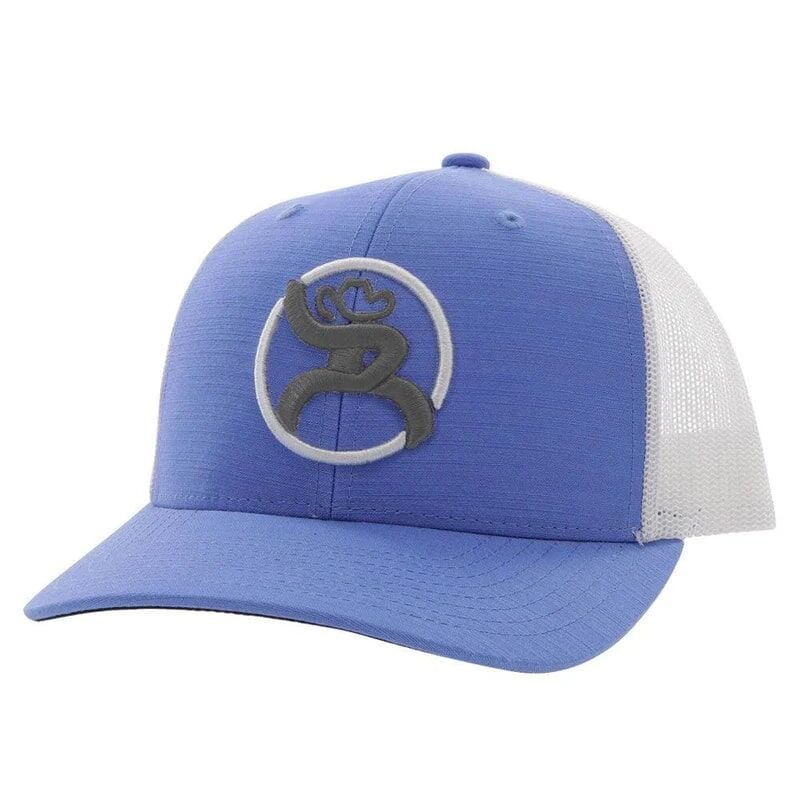 Hooey Men's Strap Roughy Hat in Blue/White