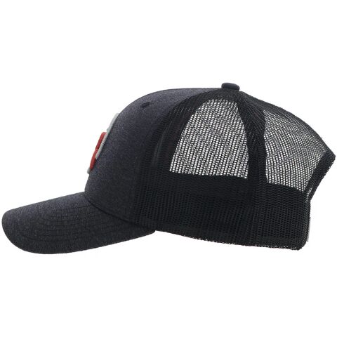 Hooey Men's Strap Roughy Hat in Charcoal