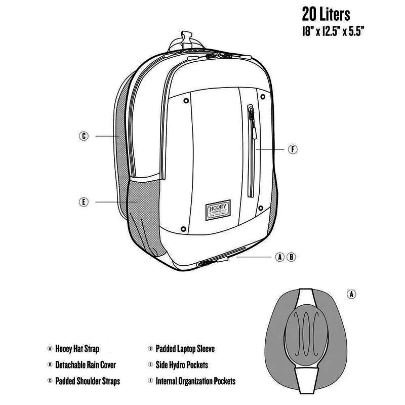Hooey "Rockstar" Backpack in Cream