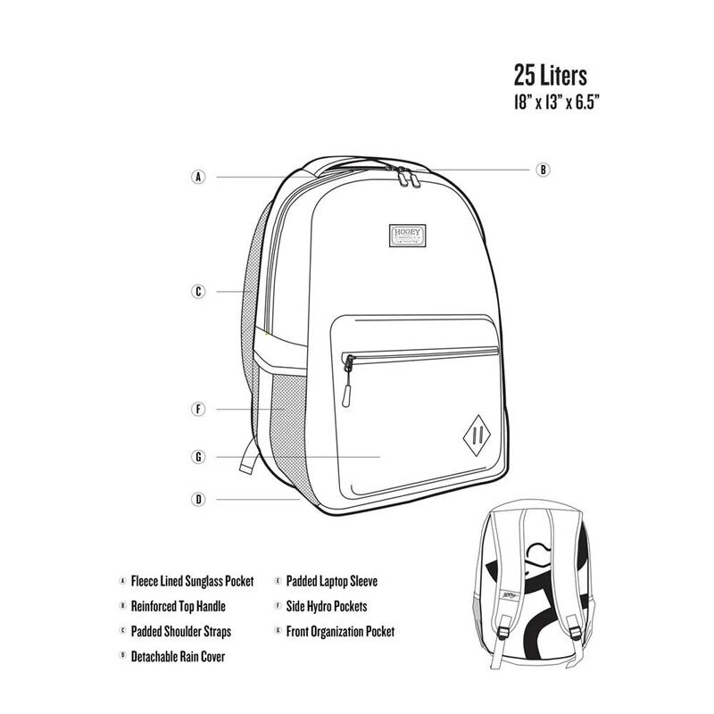Hooey Recess Aztec Brown/Orange Backpack