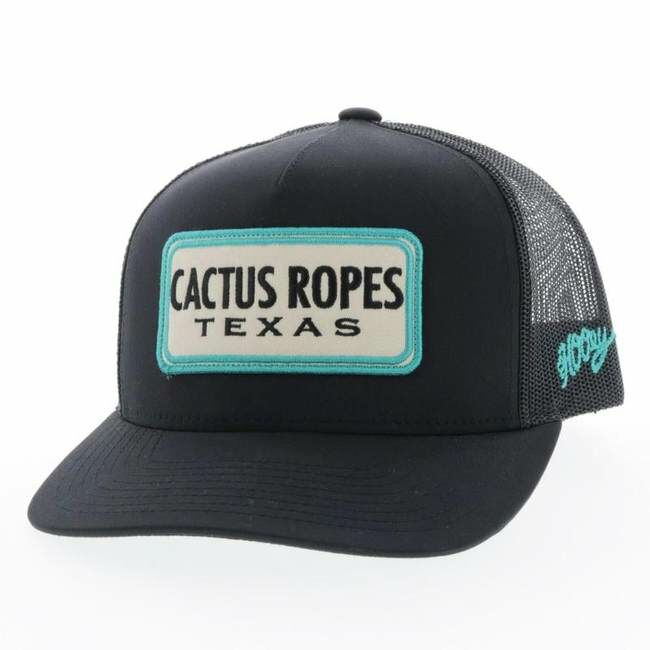 Hooey Kids' Black Cactus Ropes Texas Hat in Black Kids' Clothing