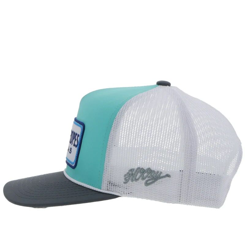 Hooey Men's CR089 Cactus Ropes Hat in Mint/White