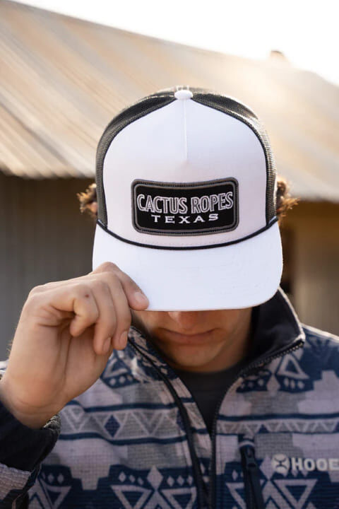 Hooey Men's CR93 Cactus Ropes Hat in White