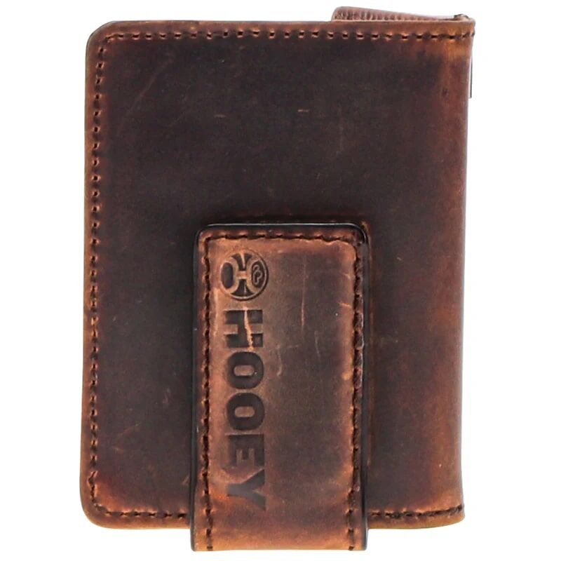 Hooey Men's War Paint Bifold Money Clip in Brown
