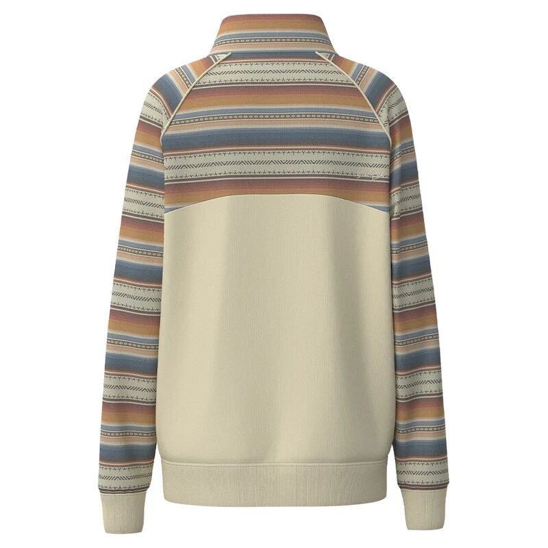 Hooey Women's The Prime 1/4 Zip Serape Pullover