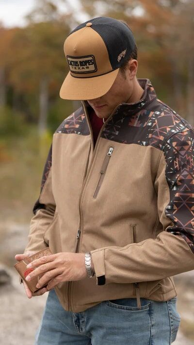 Hooey Men's Aztec Softshell Jacket