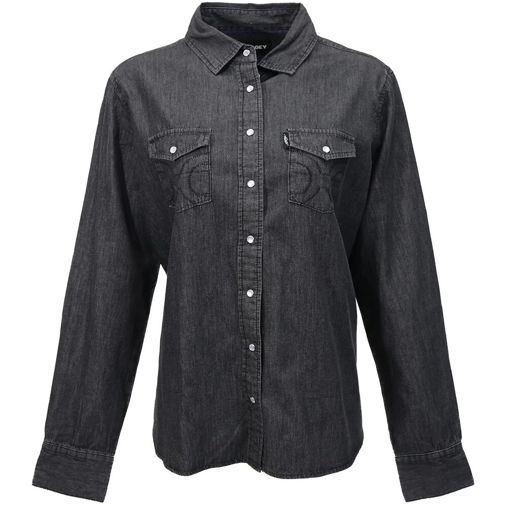 Hooey Women's Del Denim Chambray Long Sleeve Shirt