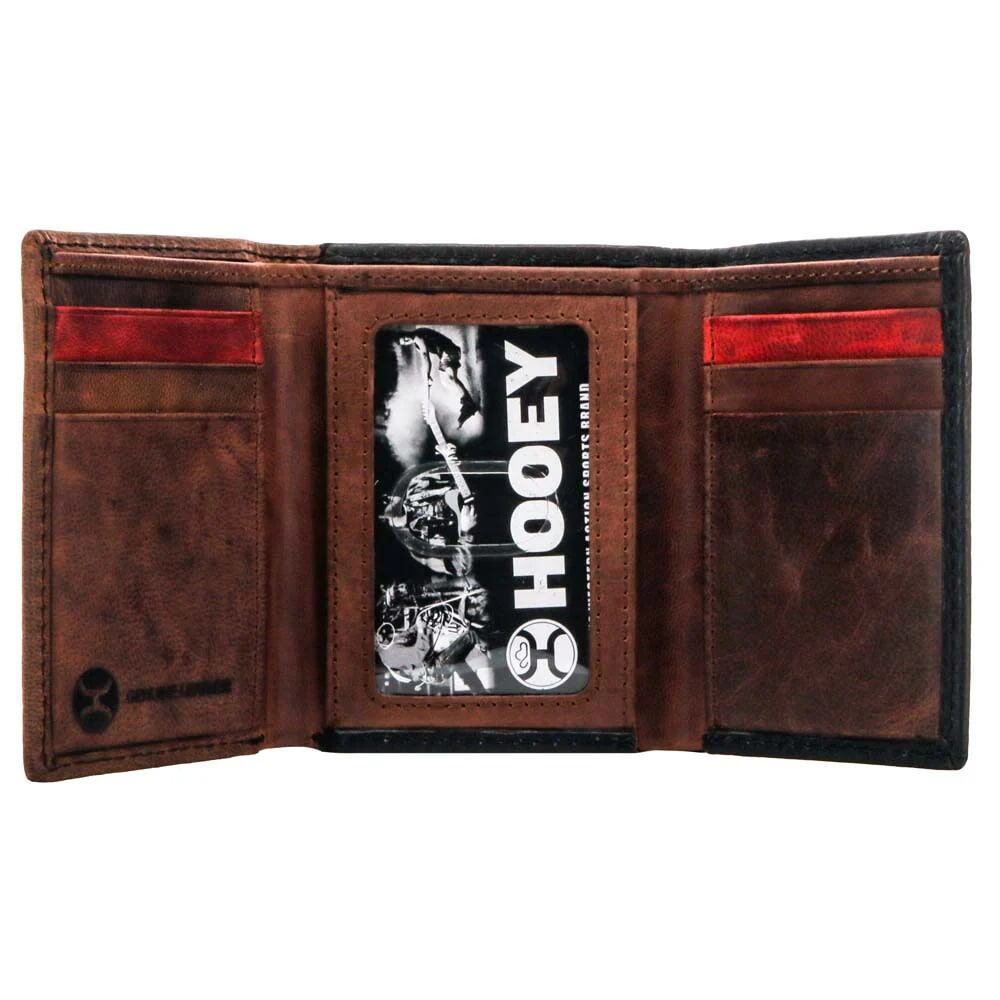 Hooey Men's Chapawee Trifold Hooey Wallet in Brown