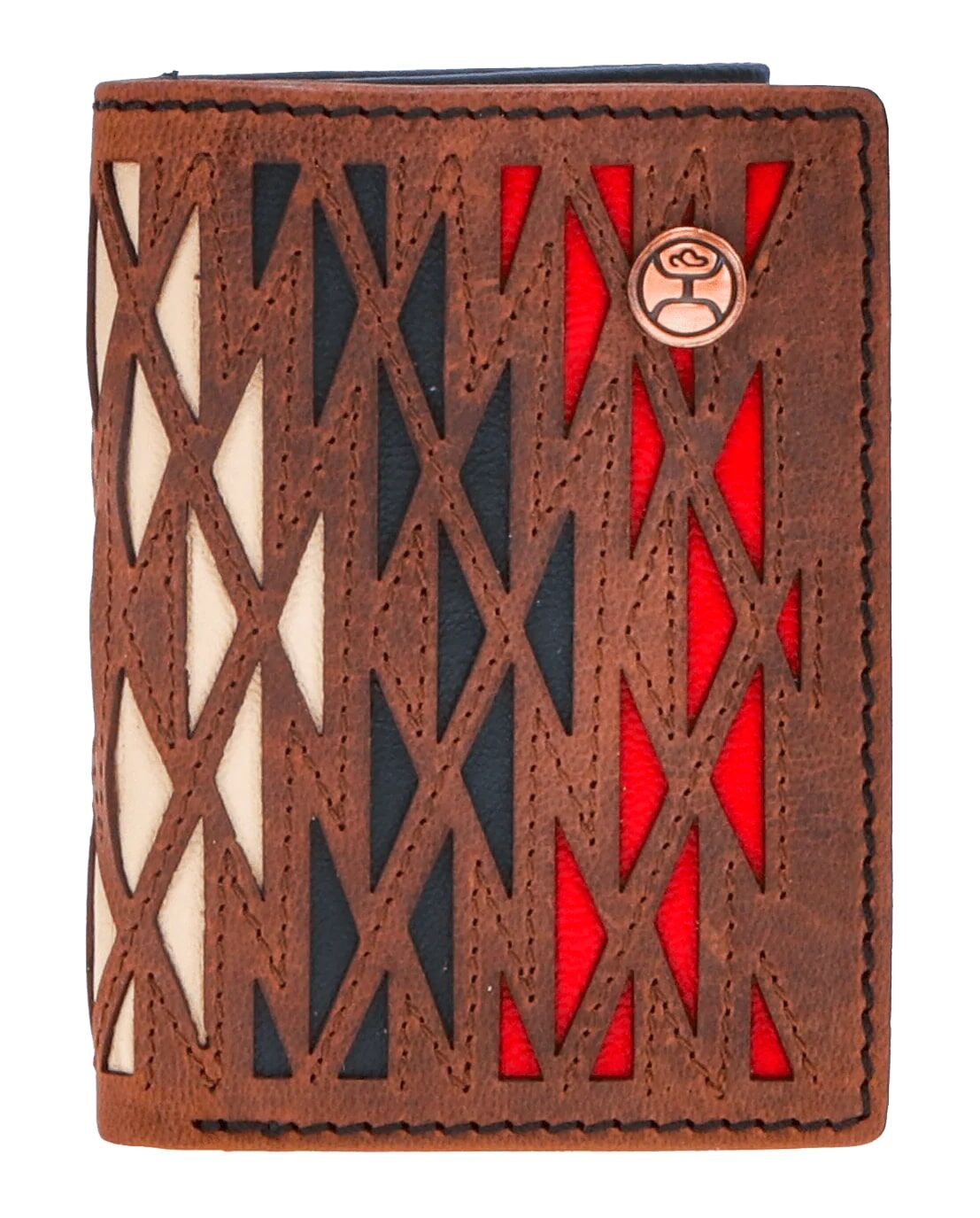 Hooey Men's Chapawee Trifold Hooey Wallet in Brown - Wallets