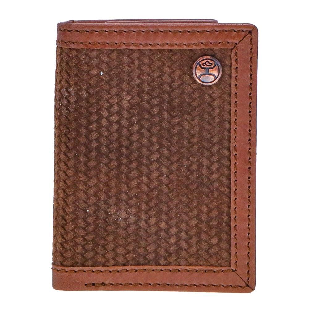 Hooey Men's Hooey Classic Roughout Trifold Wallet in Brown